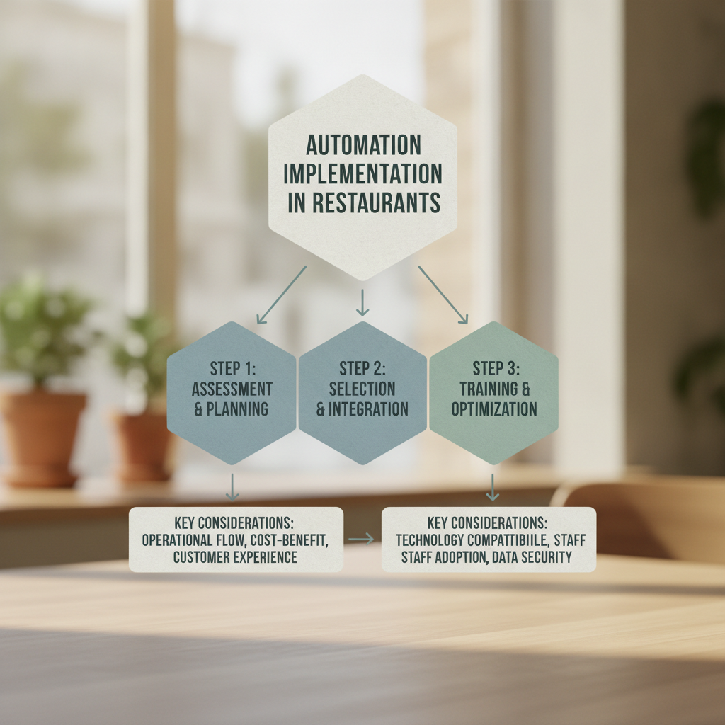 Diagram illustrating steps to