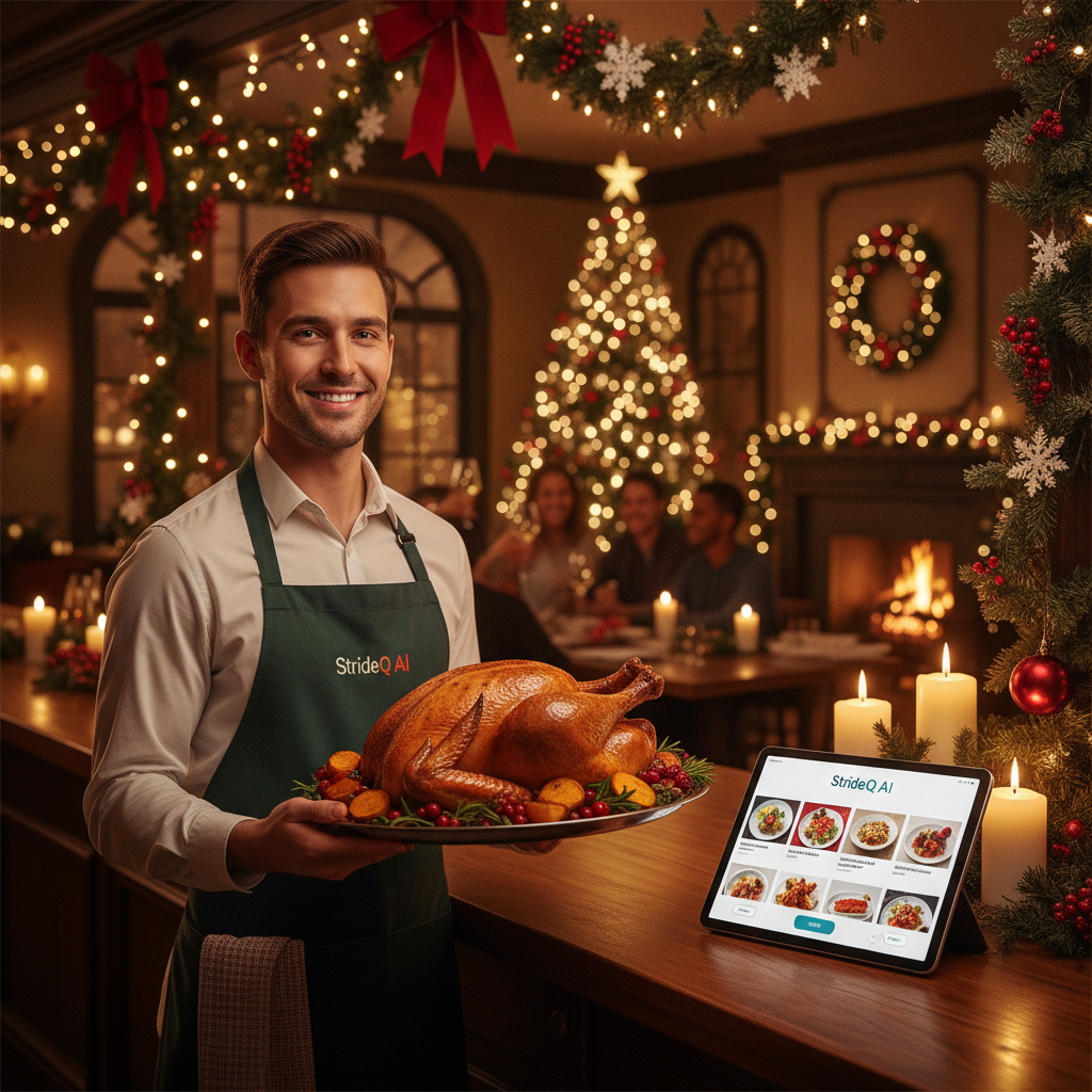 Festive restaurant, — ai phone ordering