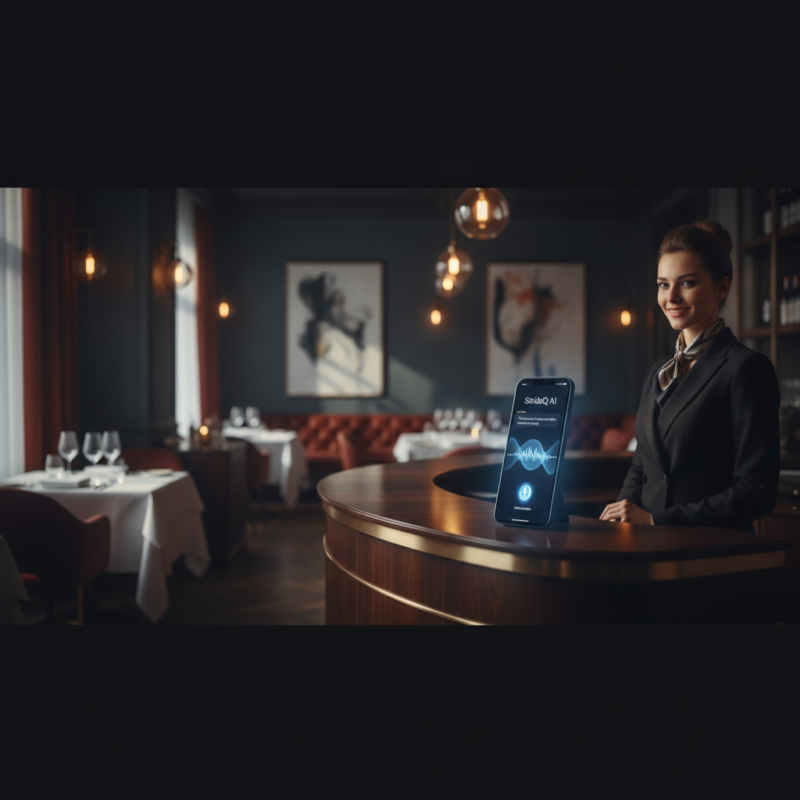 Dimly lit, — fine dining ai phone