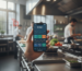 Modern kitchen — ai phone ordering integration